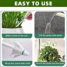 5/1pc Cactus Shaped Automatic Watering Spike - Automatic Watering System, No Power Required, Home Decor Essential - Multicolor - View 8