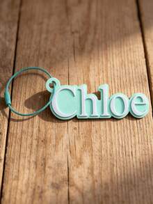 Custom Acrylic Name Keychain Personalized Soft Pastel Double Layer Letter Bag Charm, Custom Backpack Name Tag, Student Back To School Season Gift - Multicolor - View 9