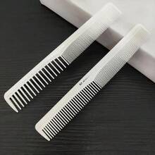 1pc Professional Barber Comb: Wide Tooth, Double-Sided Design, Plastic Material, Suitable For Normal Hair - Color Style Randomized - View 5
