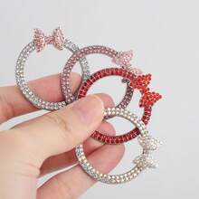 Luxury Bowknot Car Start Button Decorative Ring, One-Touch Start Decorative Sticker - Multicolor - View 7