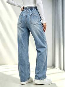 Women Jeans - Light Wash - View 2