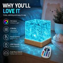 [Water Ripple Projector] 16 Color Water Wave Projector, USB Powered | Rotating Flame Effect With Remote Control, Underwater And Indoor Ambient Lighting, Suitable For Bedroom, Office, Bar Or Restaurant - Perfect Gift Idea, Night Light Projector - Dreamy Water Ripples - View 4