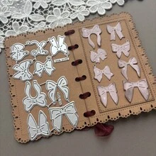 1pc Mini Bow Metal Cutting Die - Suitable For Scrapbooking Embossing, Durable Handmade Craft Tool, DIY Handmade Greeting Cards, Envelopes, Journals And Photo Album Decoration Materials - Bow - View 12