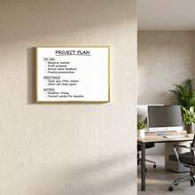 16.1 X 12.2 Inch Blank Dry Erase Whiteboard, Reusable PVC Wall Whiteboard For Writing, Notes, To Do Lists, Scheduling, Teaching & Kids Drawing, Peel And Stick Memo Board With For Home, Office, Kitchen & Classroom - Blank Dry Erase Whiteboard - View 9