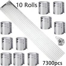 1458pcs Disco Ball Tiles, 4 X 4mm Self-Adhesive Mirror Mosaic Tiles, For Making Disco Mirror Tiles, Disco Ball, Art Collage, Vase, Cup, Photo Frame, Indoor And Outdoor Decoration - 1458 Pieces Of Mosaic Mirror Glass - View 14