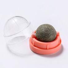 1PC 4-In-1 Silvervine Wall Ball Sticker - Indoor Cat Wall-Mounted Silvervine Toy, Silvervine, Silver Vine, Gall Fruit Flavors, Rotating Cat Licking Ball, Relieves Boredom And Interactive Play Toy For Kittens - Multicolor - View 10