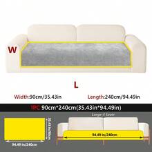 1PC Chenille All-Season Non-Slip Sofa Cushion – Simple Style, Solid Color, Machine Washable, Pet-Resistant, Lazy-Friendly, Multi-Purpose, Perfect For Living Room Sofa Protection And Room Decoration - Multi-color 2 - View 14