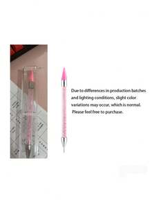 Diamond Painting Tools, Self-Adhesive Rhinestone Pen, Dual-Tip Rhinestone/Gem/Crystal Pickup Wax Pen, Nail Art Rhinestone Pen; Suitable For 5D DIY Diamond Painting, Handmade Cross Stitch And Nail Art Decoration; Crystal Bead Handle Design. - A - View 9