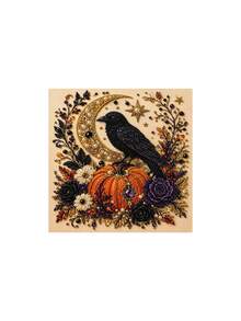 Halloween & Christmas Theme Diamond Painting DIY Kit, 5D Diamond Art, Handmade Rhinestone Painting, Create Beautiful Patterns With Your Own Hands, Home Leisure Craft, Perfect For DIY Lovers, Healing Handmade Gift Suitable For All Seasons. These Kits Make Creative, Thoughtful Gifts For Holiday Parties, Gift Exchanges, Or Festive Presents For Friends And Family. - Multicolor - View 13