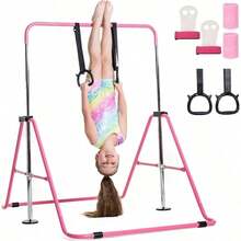 Gymnastics Parallel Bars, Uneven Bars & High Bars - Pink - View 1