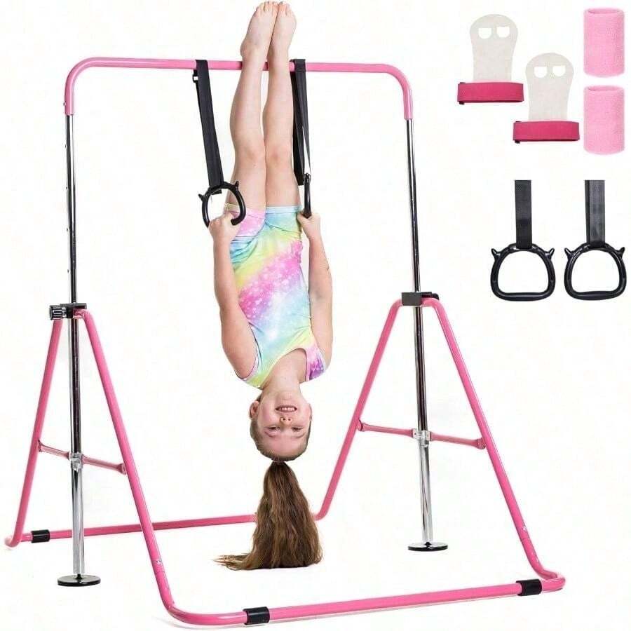 Gymnastics Parallel Bars, Uneven Bars & High Bars - Pink - View 1