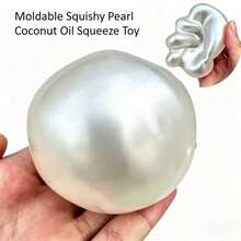 Moldable Squishy Pearl Coconut Oil Squeeze Toy, Stress Ball Squishy Toy, Slow Rising Decompression Sensory Toy For Adults, Stress Relief Toy, Anxiety Relief, Fidget Toy, Squishy Toys - Multicolor - View 4