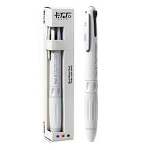 2pcs Retractable Ballpoint Pen Set, Morandi Color Series Anti-Slip Silicone Grip, 3 Colors In One Pen, 0.5mm Nib, Smooth Ink Flow, Writing Fluently, Learning Stationery, School And Office Supplies, Back To School - Multicolor - View 9
