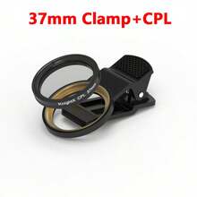 KnightX 37mm 52mm 58mm 67mm Clamp Phone Holder Clip CPL For Camera All Smartphones Mobile Phone Ultra-Slim,Circular Polarizer For Shooting Scenery Photos Reduces Glare - A - View 9
