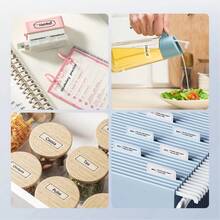 Niimbot D11 D110 D11H D110M D101 Label Printer Transparent Label Paper Self-Adhesive Portable Thermal Waterproof Oil-Resistant Label Tape Official Replacement Transparent Paper - View 5