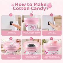 Cotton Candy Machine, Mini Cotton Candy Maker With Sugar Scoop, Easy And To Use, Pink Retro Portable Cotton Candy Machine, Suitable For Birthday, Home, Party Gathering, Christmas Gift - US A Type Plug(110-127V) - View 7