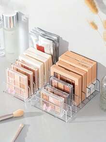 Acrylic Eyeshadow Palette Storage Box, Transparent Large Capacity Desktop Drawer-Style Storage Box, Transparent Cosmetic Storage Box, Makeup Brush Holder, Perfume Storage Box, Jewelry Box, ,Applicable For Living Room, Dining Room, Kitchen, Bedroom, - Multicolor - View 4