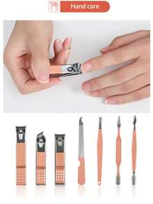 Manicure Set 30 In 1 Nail Clippers Set,Nail Manicure Kit For Women,Toenail Clippers,Pedicure Kit,Pedicure Tools,Suitable For Travel Manicure Tools (Rose Gold) - Multicolor - View 5
