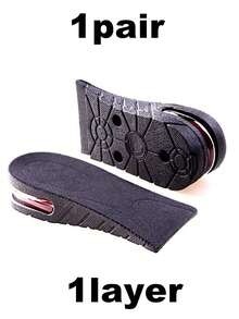 1 Pair Hidden Heel Insoles, Concealed Height Increase Cushion Device, Invisible Heel Pads, Anti-Slip, Suitable For Casual Shoes & Sneakers, Height Increasing Insoles - متعدد الألوان - مشاهدة 9