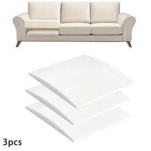 White Arched Foam Cushion 1/2/3pcs 20x20 Inch, High Density Curved Sofa Support Pad, For Living Room Sofa Sagging Repair - Multicolor - View 10