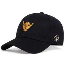 1pc Men's Halloween Hat Finger 666 Embroidered Baseball Cap Street Fashion Casual Hat Spring Autumn Travel Beach Vacation - Multicolor - View 6