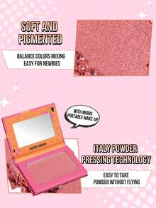 MISSLYN 2Pcs TREAT ME SWEET Velvet Powder Blush & Juicy Cheeks Powder Blush, Silky Blendable Pigment, Natural Velvet Flush, Face Palette Cheek/Contour, Daily/Summer/Party, Y2K/Soft Glam/Beach, Blush Set,Halloween Makeup - #20+#251 - View 5