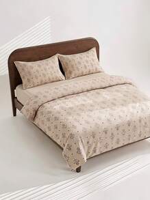 Veyra Day 2/3 Pieces100% Polyester Linen Texture, Soft And Skin-Friendly Bedding (Duvet Cover + 1/2 Pillowcases, No Comforter Included), All-Season Modern Polyester Bedding Collection - Multicolor - View 6