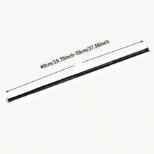 1-Piece Stainless Steel Telescopic Curtain Rod, Diameter 2.5 Cm, Available In Various Lengths, Suitable For Shower Curtain Rods, Window Curtain Rods, Wardrobe Hangers, Telescopic Rods, Clothes Drying Rods, Clothing Hangers, And Support Rods - Silver - View 12