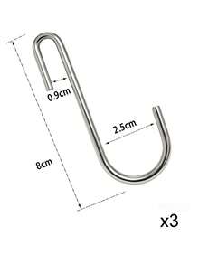 3/1pc 7-Slot Metal Chain Hook, Space-Saving Foldable Storage Rack, Multi-Hook Hanging Storage, Closet Accessory, Multi-Hook Closet Storage Hook, Suitable For Shirts, Pants, Dresses, Closet, Clothing Storage, Bags, Dog Leash Hook - Multicolor - View 14