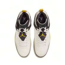 Nike Jordan Spizike Men's Fashionable Comfortable Low-Top Retro Basketball Shoes White - White - View 5