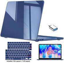Default Crystal Blush/Clear Crystal/Citrus Crystal/Indigo Crystal/Black Crystal/Shiny Clear/Shiny Blush/Shiny Black/4-In-1 Set PC (Polycarbonate) Computer Case - View 12
