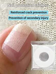 Nail Protection Sticker, Nail Protection, Tearable And Breathable Wound Protection Sticker, Nail Art Protection Tool - Clear - View 1