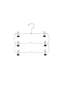 Multi-Layer Pants Hanger Non Slip Pants Hangers Multifunctional Clothing Rack Closet Storage Organizer Holds Multiple Garments Vertically Space-Saving Wardrobe Organizer For Scarves Jeans And Pants Bedroom Home Storage Accessories Essentials - Multicolor - View 12