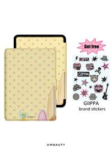 UMBAUTY Yellow And Pink Polka Dot With Diving Duck Pattern Protective Case For 7/6.8/6 Inch Kindle Paperwhite (12th/11th/10th/7th/6th/5th Gen - 2024) | Kindle Colorsoft Signature Edition E-Reader Accessory, Cute Minimalist Protective Case With Hand Strap, Suitable As A Gift For Colleagues And Friends - Multicolor - View 8