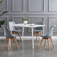 MCC Direct Dining Chairs In 4pcs Set, Kitchen Chairs, Office Chairs, Designer Shell Chair, "Eva" Available In 7  Colors - Yellow - View 10
