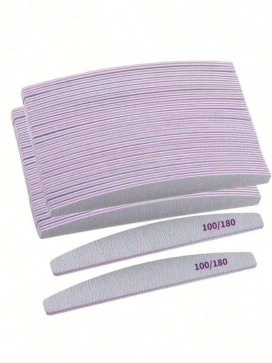 1/6/10pcs Professional Nail Files, Minimalist Fine Nail Files, Manicure Polishing Files - Multicolor - View 1