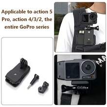 Action Camera Go Ultra Backpack Clip, Accessory Clip, 360° Slot Clip, Hat Clip Mount, 13-Piece Action Camera Accessory Mounts, Backpack Clip, Multi-Function 360° Rotating Backpack Clip - View 5