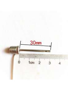 20pcs Football Basketball Silver Metal Inflation Needles Pump Accessories Iron Needle American Style Air Valve Connector Adapter - Silver - View 9