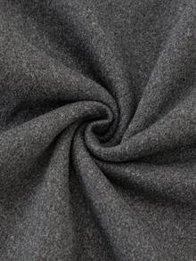 1 Set Autumn/Winter/Spring Knitted Wool & Silk Seamless Casual Home Loungewear Men's Medium Thickness Warm Set - Grey - View 5