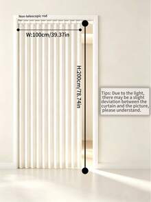 High-End Foldable Screen, No Drilling Installation, Suitable For Living Room, Bedroom, Bathroom And Wardrobe. Provides Light Blocking, Dust Protection And Privacy. Adopting Modern Minimalist Luxury Style, These Foldable Fabric Screens Are Easy To Store, Making Them Versatile Home Decor Items. - ZDL-1 - View 26
