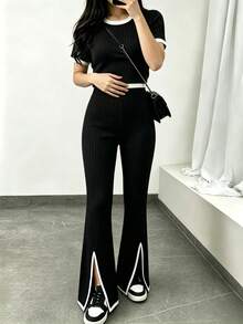 Women Two-Piece Outfits - Black - View 4