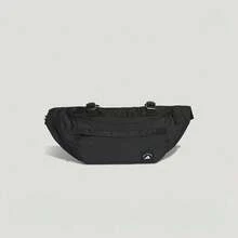 Adidas Fashionable Daily Sports Waist Bag Casual Portable Versatile Basic Adjustable Shoulder Strap Unisex Couple Style Black - Black - View 8