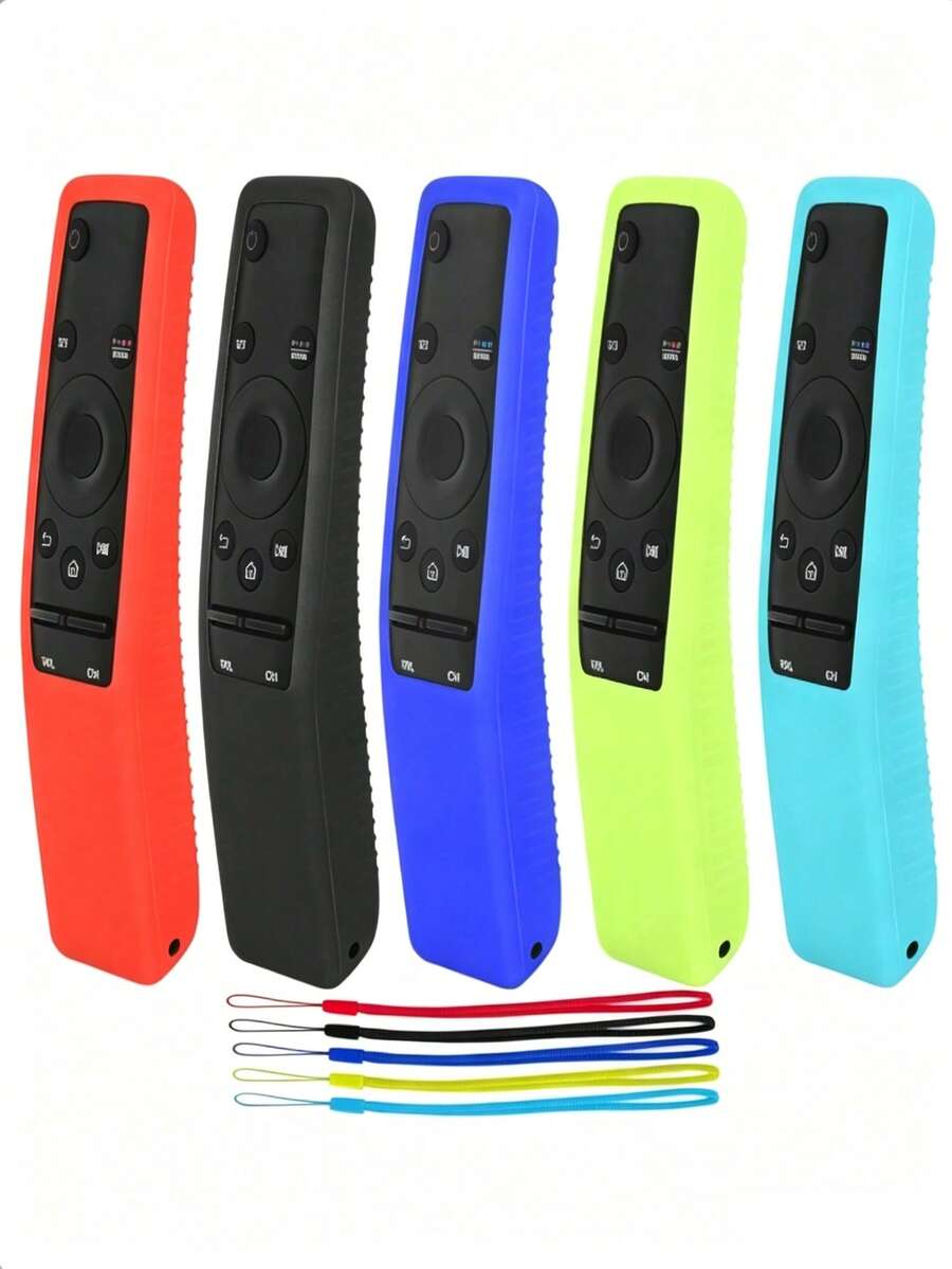1pc Silicone Protective Cover Compatible With Samsung Smart TV BN59 Series Remote Control - View 1