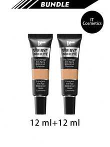 IT Cosmetics [Bundle] Bye Bye Under Eye Full Coverage Waterproof Concealer 25 Medium Natural 12 Ml X 2 - 25 Medium Natural - View 1