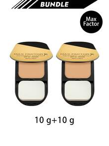 Max Factor [حزمة] كريم أساس مضغوط فيسفينيتي 033 بيج كريستالي 10 جرام * 2 - 033 بيج كريستالي - مشاهدة 1