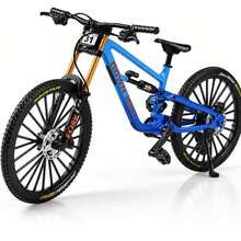 1 pieza Nuevo modelo de bicicleta de aleación de metal, bicicleta de montaña simulada, bicicleta, bicicleta de carretera, juguete decorativo de exhibición, regalo - Multicolor - Ver 28