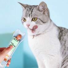 Cat Treat Squeeze Spoon, Cat Treat Feeder, Suitable For Lickable Cat Wet Food, Pet Liquid Snack Feeding Tool - Multicolor - View 3