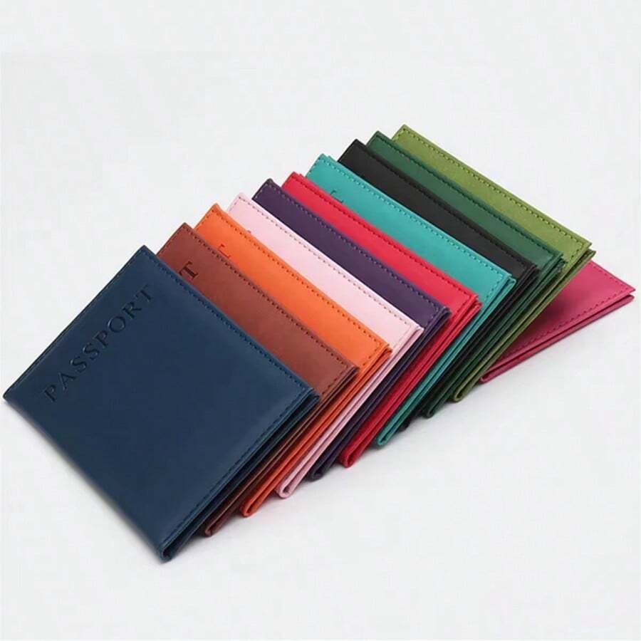 Best-Selling Multi-Color Passport Cover, ID Card Holder, Minimalist Universal Passport Protector, Ticket Holder, Business Card Holder, Card Wallet - Multicolor - View 1