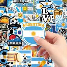 50pcs Argentina National Map Landmark Mate Tea Specialty Food Creative Landscape Decorative Glass Stationery Stickers - Multicolor - View 7
