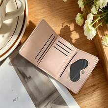 2026 New Cute Croissant Print Mini Women's Wallet, Casual Tri-Fold Multi-Card Slot Zipper Coin Purse, Portable Small Wallet For Daily Use - Multicolor - View 6